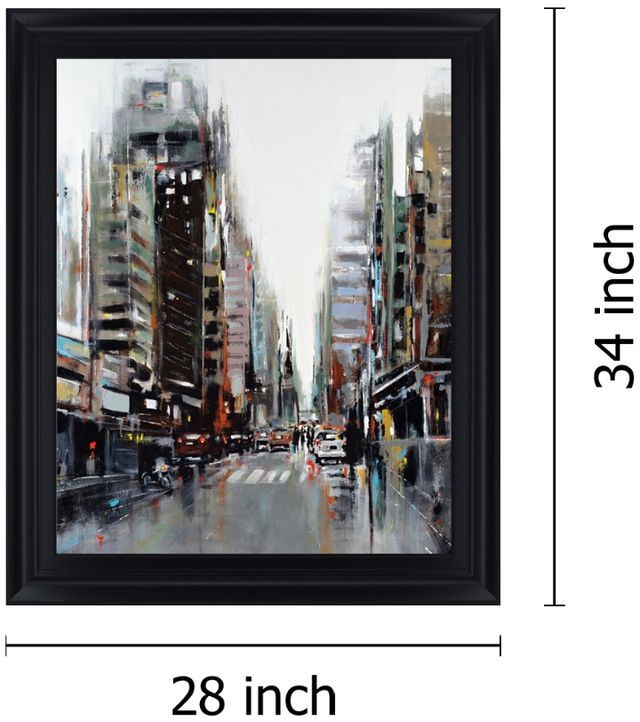 Classy Living Rainy Avenue Wall Art-1