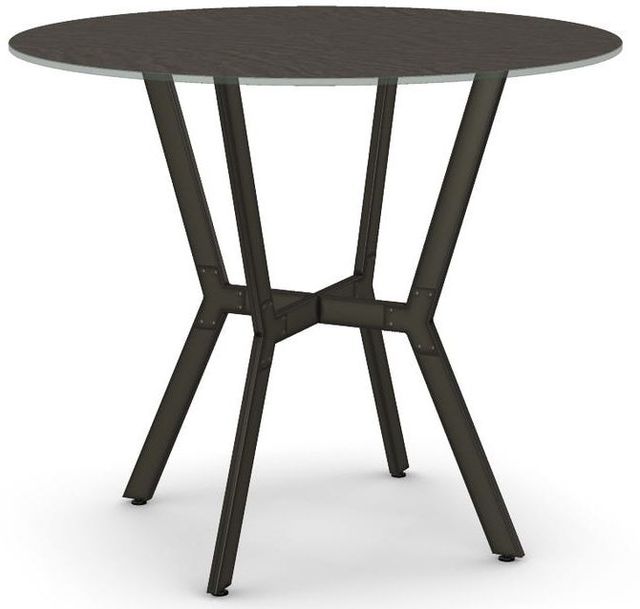 Amisco Customizable Norcross 36" Starstone Round Counter Height Table with a 42" Diameter Tabletop-0