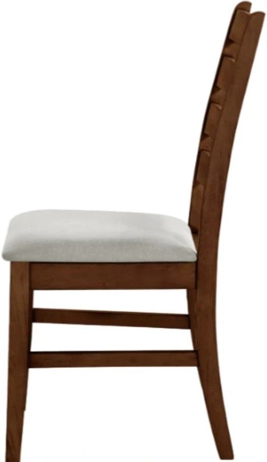 New Classic® Home Furnishings Pascal 2-Piece Walnut Ladderback Dining Chair-3