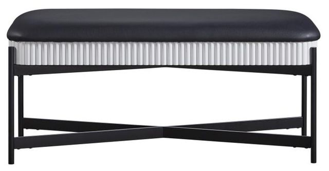 Bernards Stiltz Black/White Youth Bench-2