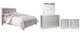 Signature Design by Ashley® Olivet 5-Piece Silver Full Panel Bed Set-0