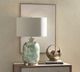 Crestview Collection Ember Green Table Lamp with Gold Accent-1