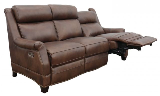 BarcaLounger® Warrendale Worthington Cognac Leather Power Reclining Sofa-2