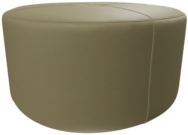 Craftmaster® Customizable CM Leather Cocktail Ottoman-2