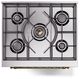 Ilve® Nostalgie II Series 30" Blue Gray Pro Style Dual Fuel Range-3