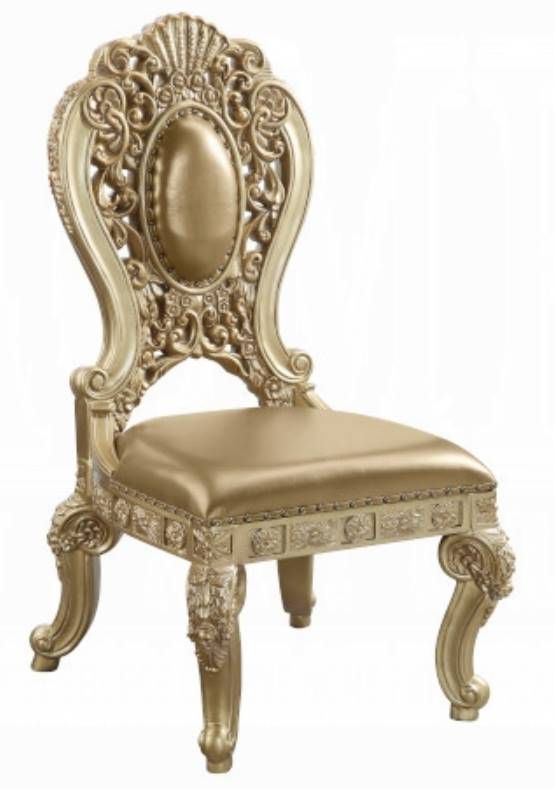 ACME Furniture Seville 2-Piece Gold Side Chair Set-0