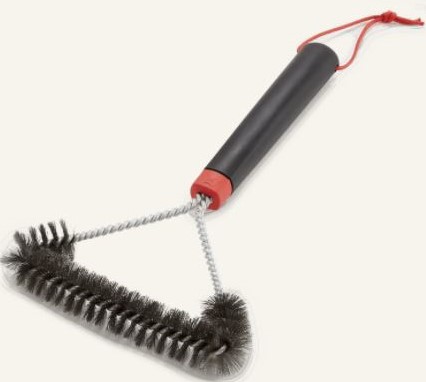 Weber 3-Sided Grill Brush with Replaceable Head - Thumbnail 2