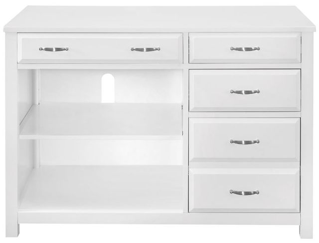 Homelegance® Blanche 3-Piece White Corner Desk-3
