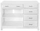 Homelegance® Blanche 3-Piece White Corner Desk-3