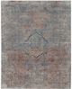 Feizy Marquette Blue/Gray/Red 5' x 7' Rug-0