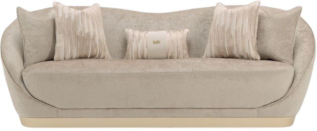 Michael Amini® La Rachelle Medium Champagne Sofa-1