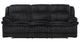 Homelegance® Goodland Black Manual Double Reclining Sofa-2