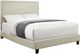 Elements International Erica Natural Upholstered Queen Platform Bed-3