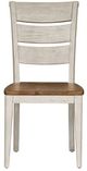 Liberty Furniture Farmhouse Reimagined Antique White/Chestnut Ladder Back Side Chair-0