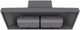 Vent-A-Hood® 66" Gunsmoke Euro-Style Wall Mount Range Hood-3
