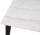 Furniture of America® Sabro White Square Counter Table with Black Base-5