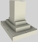 Vent-A-Hood® 42" Biscuit Contemporary Island Range Hood-4