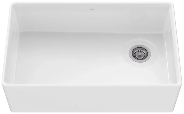 DXV Etre® Canvas White 36" Apron Kitchen Sink with Offset Drain-0