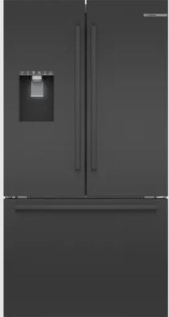 Bosch® 500 Series 36 In. 26.0 Cu. Ft. Black Stainless Steel French Door Refrigerator