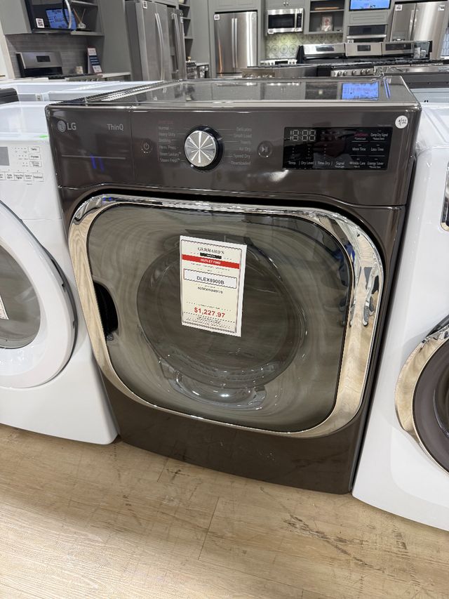 LG 9.0 Cu. Ft. Black Steel Electric Dryer-0