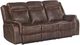 Elements International Carrera Brown Reclining Sofa-0