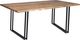 Porter International Designs Manzanita Natural 82" Double U-Base Dining Table-0