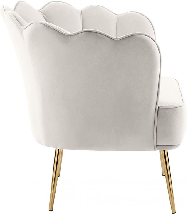 Meridian Furniture Jester Cream Velvet Chair-2