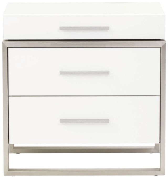 Michael Amini® Marquee Cloud White Nightstand-1