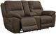 Signature Design by Ashley® Next-Gen Gaucho Espresso Reclining Loveseat with Console-1