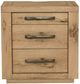 Ashley® Bracken Light Brown 3-Drawer Nightstand-1