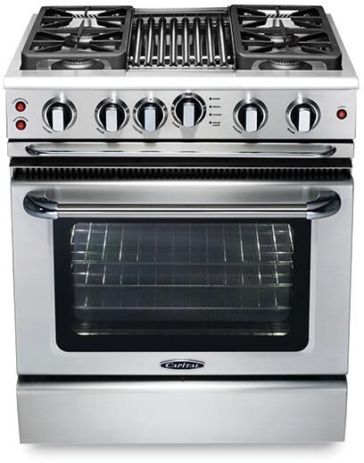 Capital Cooking Precision Series™ 30" Stainless Steel Freestanding Gas Range -0