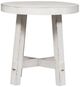 Liberty Furniture Modern Farmhouse Flea Market White Round End Table-2