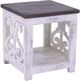 Vintage Furniture Harp End Table-0