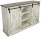 American Heartland Manufacturing Rustic Two Tone 68" Tall Quaint TV Stand-1