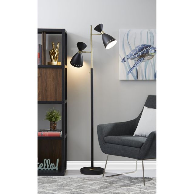 Adesso® Oscar Black Tree Lamp-1