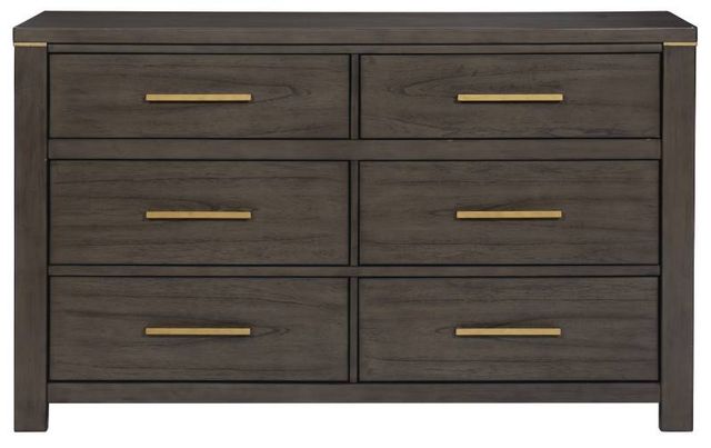 Mazin Furniture Scarlett Brownish Gray Dresser-1