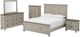 Elements International Farmington 5-Piece Medium Brown/Washed Stone King Panel Bedroom Set-0