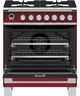 Fisher & Paykel 30" Red Pro Style Dual Fuel Range-2