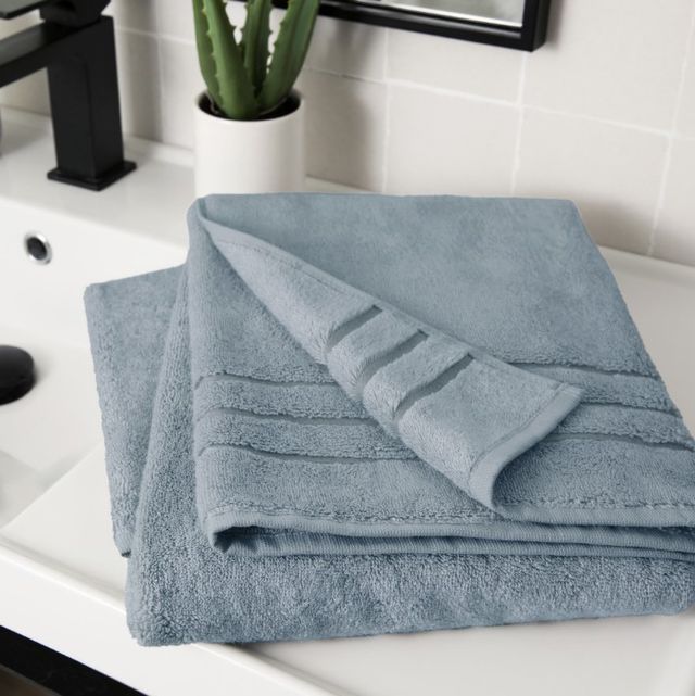 Cariloha Blue Lagoon Viscose and Turkish Cotton Blend Bath Sheet-4