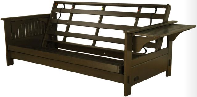 Kodiak Furniture Jozie Graystone/Taber Indigo Full Futon Frame with Mattress-2
