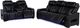 Coaster® Zuma 2-Piece Black Power Sofa Set with Power Headrest-1