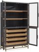 Magnussen Home® Lindon Belgian Wheat Two Tone Dining Cabinet-3
