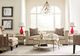 American Drew® Lenox Monaco Glass Top Coffee Table with Brassy Champagne/Cream Base-1