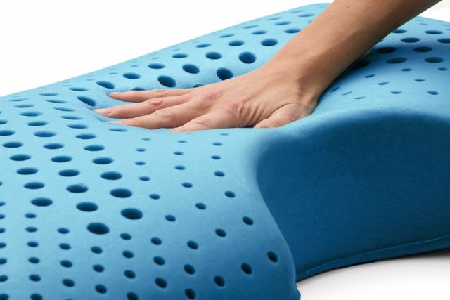 Malouf® Gel ActiveDough™ Memory Foam Queen Neck Support Pillow-0