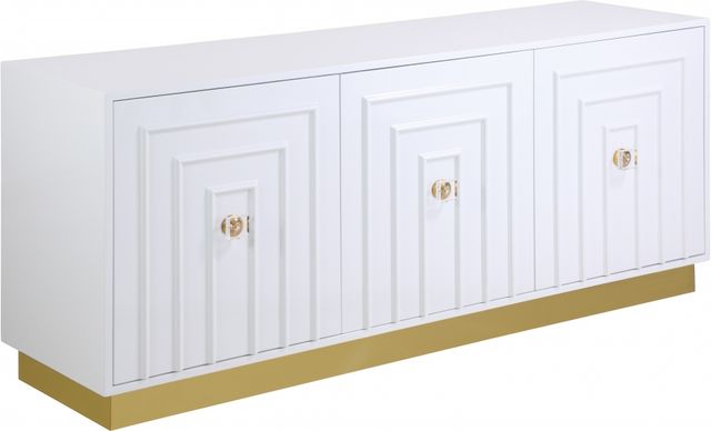 Meridian Furniture Cosmopolitan White Sideboard and Buffet-0