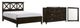 Bernards Nova II 3-Piece Cherry Queen X Full Bedroom Set-0