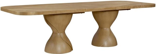 Bernards Tapestry Honeycomb Double Pedestal Dining Table-0