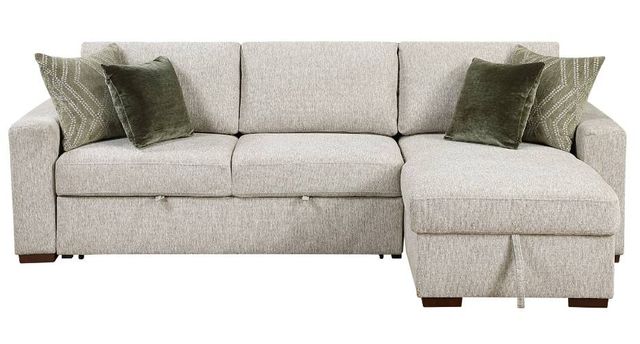 Homelegance® Isla 2-Piece Sand Sectional with Reversible Chaise-3