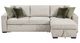 Homelegance® Isla 2-Piece Sand Sectional with Reversible Chaise-3