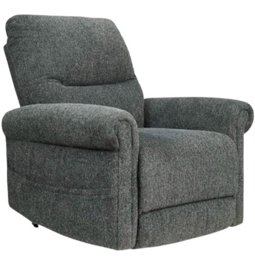 Signature Design by Ashley® Aureta Charcoal Power Lift Recliner-0